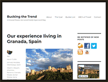 Tablet Screenshot of bucking-the-trend.com